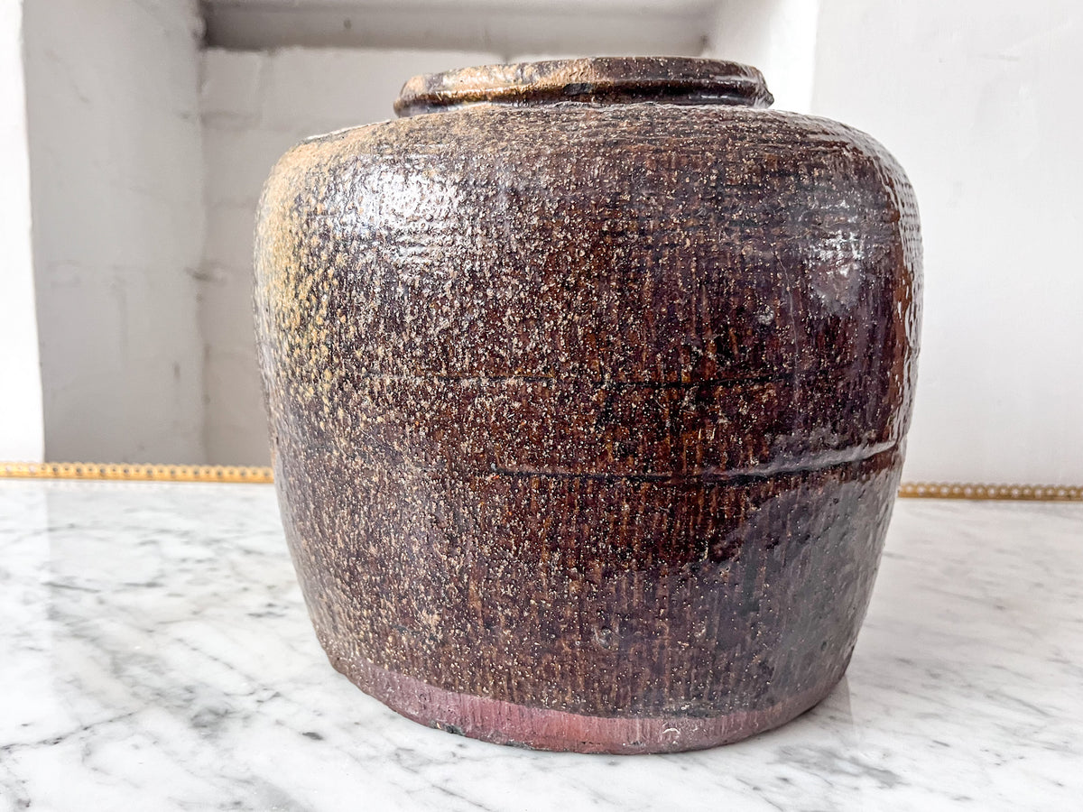 Large Antique Chinese Ginger Pot fernandgreen.co.uk