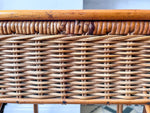 Load image into Gallery viewer, A Pair of Vintage Miniature Wicker Side Tables / Bedsides
