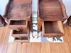 A Pair Of Vintage French Miniature Bedside Tables