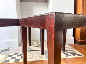 Pair Of Vintage Cane Stools