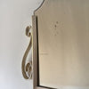 Mid-Century Belgian Chrome Bevelled Wall Mirror