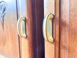 Load image into Gallery viewer, A Pair Of Continental Bedside Cabinets With Marble Tops
