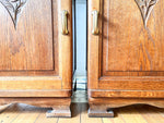 Load image into Gallery viewer, A Pair Of Continental Bedside Cabinets With Marble Tops
