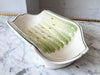 Large Vintage Ceramic Asparagus Serving Dish