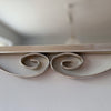 Mid-Century Belgian Chrome Bevelled Wall Mirror