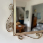 Load image into Gallery viewer, Mid-Century Belgian Chrome Bevelled Wall Mirror
