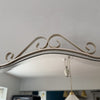 Mid-Century Belgian Chrome Bevelled Wall Mirror