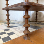 Load image into Gallery viewer, French Antique Side Table With Spindle Supports
