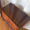 Pair Of Italian Mid Century Burl Walnut Bedside Cabinets Attributed To Paolo Buffa