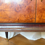 Load image into Gallery viewer, Pair Of Italian Mid Century Burl Walnut Bedside Cabinets Attributed To Paolo Buffa
