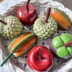 Load image into Gallery viewer, Vintage Painted Wooden Fruit Ornament
