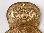 Load image into Gallery viewer, A Pair Of Large Swedish Brass Candle Sconces
