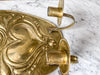 A Pair Of Large Swedish Brass Candle Sconces