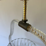 Load image into Gallery viewer, ON HOLD - Italian Murano Glass Chandelier Attributed To Barovier &amp; Toso
