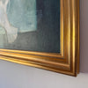 Swedish Oil On Board Painting By Kerstin Lundberg-Stenman, 1980