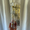 ON HOLD - Pair of mid-century Carl Fagerlund For Orrefors Glass And Brass Light Sconces (circa 1960s)