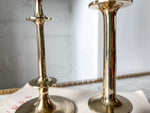 Load image into Gallery viewer, A Pair Of Vintage Brass Candlesticks
