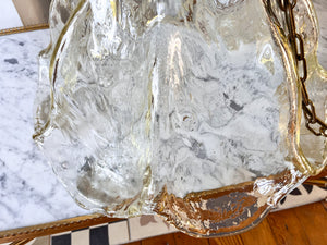 Large Murano Glass Pendant Light