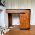 Load image into Gallery viewer, Art Deco Burl Walnut Desk / Dressing Table
