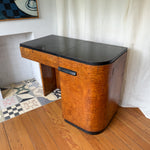 Load image into Gallery viewer, Art Deco Burl Walnut Desk / Dressing Table
