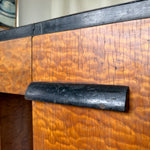 Load image into Gallery viewer, Art Deco Burl Walnut Desk / Dressing Table
