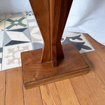 Load image into Gallery viewer, Art Deco Walnut Side Table With Marble Top
