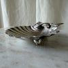Silver Plated Vintage Clam Shell Trinket Dish