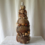 Load image into Gallery viewer, Vintage Handmade Shell Encrusted Table Lamp
