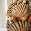 Vintage Handmade Shell Encrusted Table Lamp