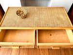 Load image into Gallery viewer, Italian Mid Century Bamboo And Rattan Cabinet / Sideboard
