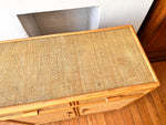 Load image into Gallery viewer, Italian Mid Century Bamboo And Rattan Cabinet / Sideboard
