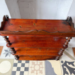 Load image into Gallery viewer, French Vintage Shelf With Spindle Supports
