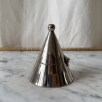 Load image into Gallery viewer, Vintage Chrome Aldo Rossi Alessi Style Candle Holder
