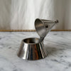 Vintage Chrome Aldo Rossi Alessi Style Candle Holder