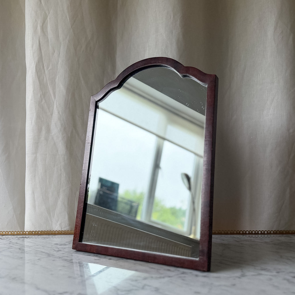 Queen Anne Style Mahogany Vanity Mirror