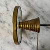 Mid Century Italian Brass and Glass Coat Hook Attributed To Fontana Arte