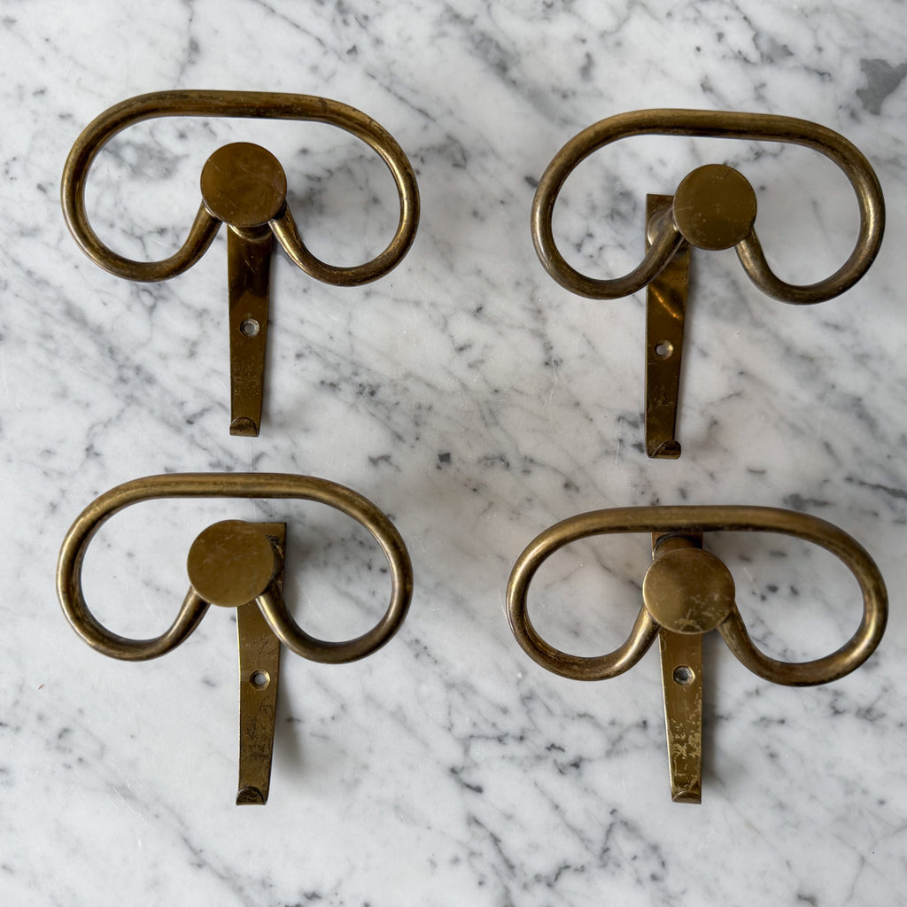 Mid Century Italian Gilded Coat Hook