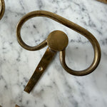 Load image into Gallery viewer, Mid Century Italian Gilded Coat Hook
