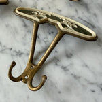 Load image into Gallery viewer, Mid Century Italian Brass Floral Coat Hook
