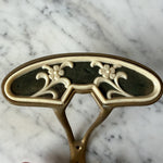 Load image into Gallery viewer, Mid Century Italian Brass Floral Coat Hook
