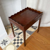 Antique Scalloped Side Table