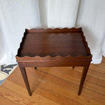 Load image into Gallery viewer, Antique Scalloped Side Table
