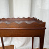 Antique Scalloped Side Table