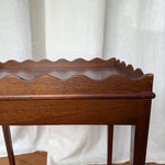 Load image into Gallery viewer, Antique Scalloped Side Table
