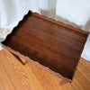Antique Scalloped Side Table