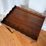 Load image into Gallery viewer, Antique Scalloped Side Table
