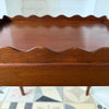 Antique Scalloped Side Table