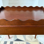 Load image into Gallery viewer, Antique Scalloped Side Table
