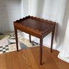 Antique Scalloped Side Table