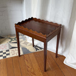 Load image into Gallery viewer, Antique Scalloped Side Table
